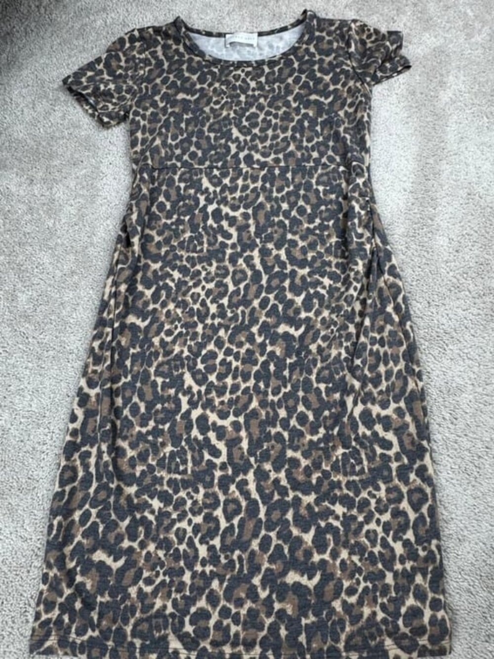 Leopard Print Jersey Knit M